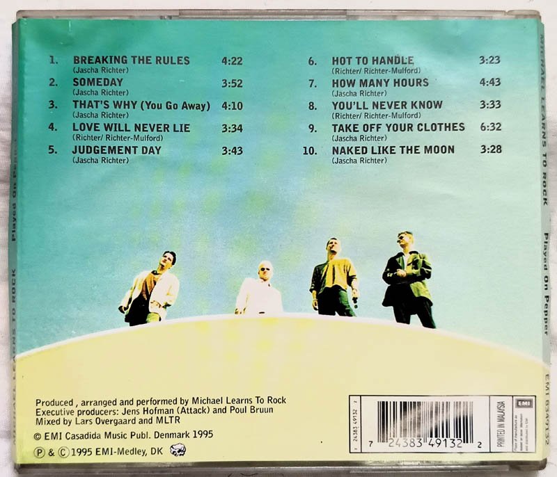 Michael Learns To Rock Played on Pepper Audio Cd