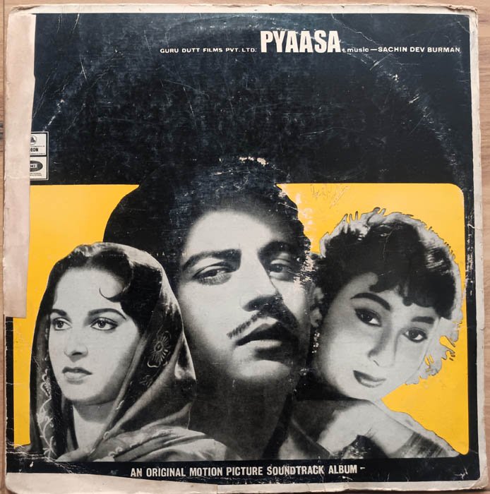 Pyaasa Hindi LP Vinyl Record By Sachin Dev Burman