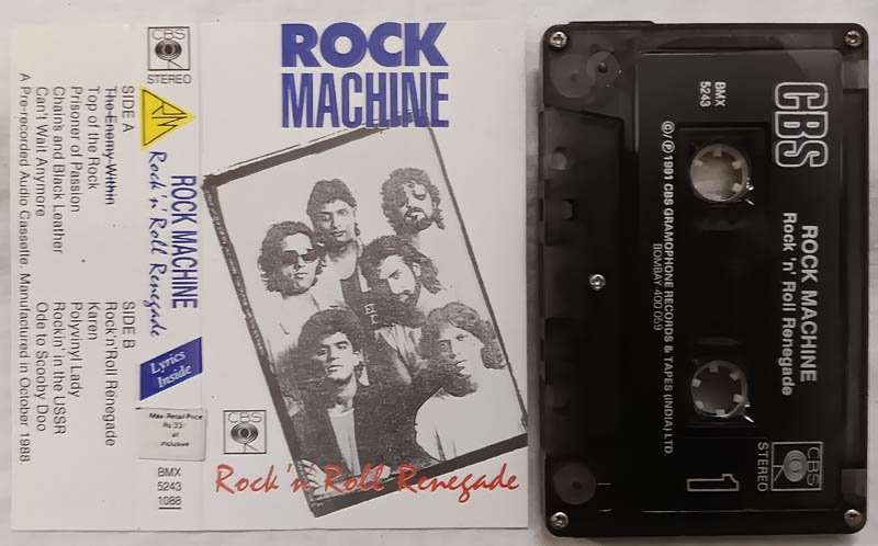 Rock Machine Rock n Roll Renegade Audio Cassette