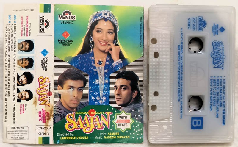 Saajan Jhankar Beat Audio Cassette By Nadeem Shravan