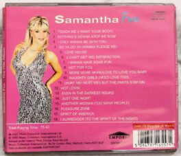 Samantha Fox The Hits Album Audio cd