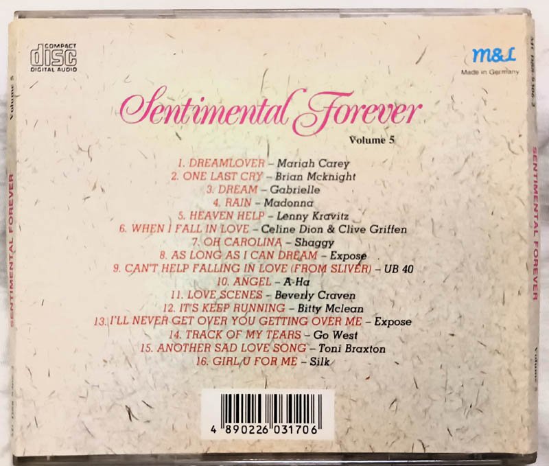 Sentimental Forever Volume 5 Audio Cd