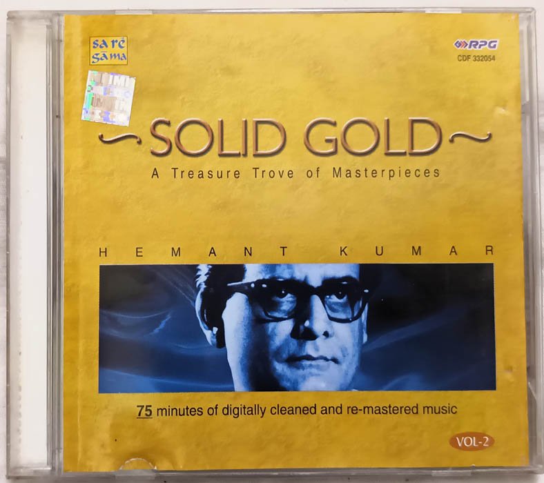 Solid Gold A Treasure trove of Masterpieces Hemant Kumar Vol 2 Hindi Audio cd