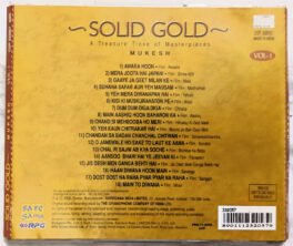 Solid Gold Mukesh Vol 1 & 2 Audio Cd