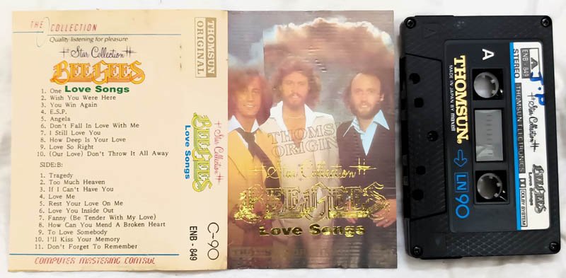 Star Collection Bee Gees Love Songs Audio cassette