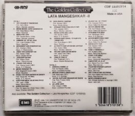 The Golden Collection Lata Mangeshkar 2 Hindi Audio cd