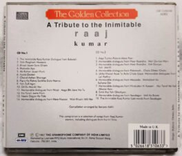 The Golden Collection Raaj Kumar Hindi Film Songs Audio CD