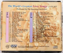 The Worlds Greatest Love Songs Audio cd
