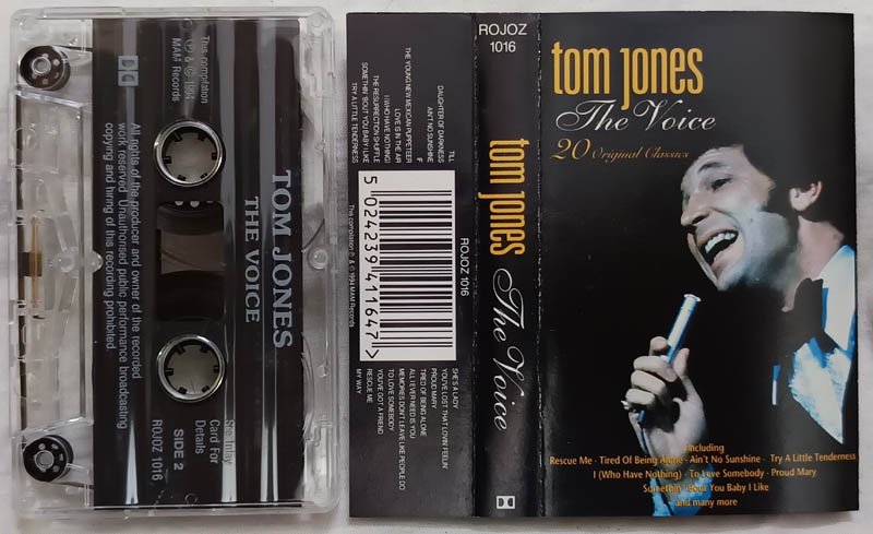 Tom Jones The Voice 20 Original Classics Audio Cassette