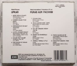 Upkar – Purab Aur Pacchim Hindi Film Songs Audio CD By Kalyanji Anandji