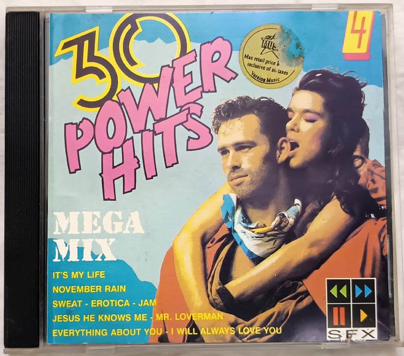 30 Power Hits Mega Mix English Audio cd