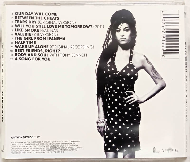 Amy Winehouse Lioness Hidden Treasures Audio cd