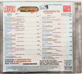 Annamayya Telugu Film Audio Cd