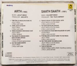 Arth-Saath Saath Hindi Audio Cd