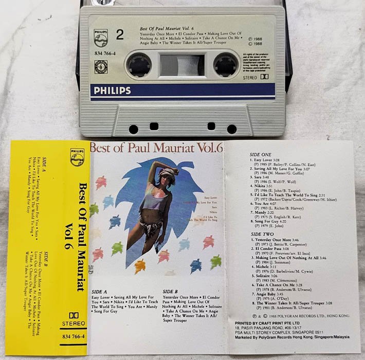 Best of paul Mauriat Vol 6 Audio Cassette