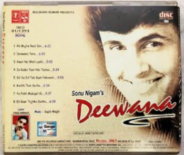 Deewana Hindi Audio CD