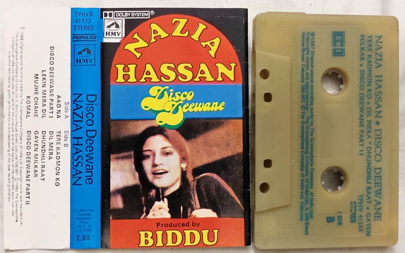 Disco Deewane Nazia Hassan Audio Cassette