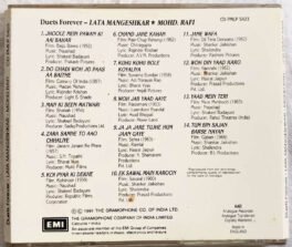 Duets Forever Lata Mangeshkar Mohd Rafi Hindi Audio cd
