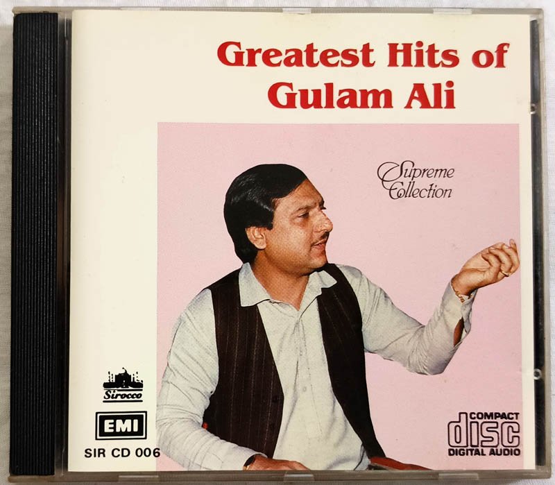 Greatest Hits of Ghulam Ali Supreme Collection Audio cd
