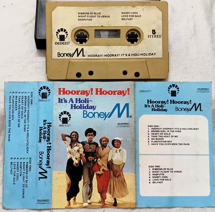 Hooray Hooray its a holi holiday Boney M Audio Cassette