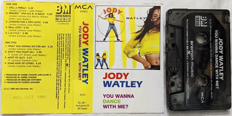 Jody Watley you wanna Dance with me Audio Cassette