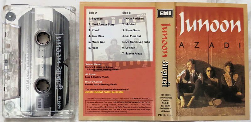 Junoon Azadi Audio Cassette