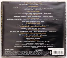 Kabhi Khushi Kabhi Gham Hindi Audio CD