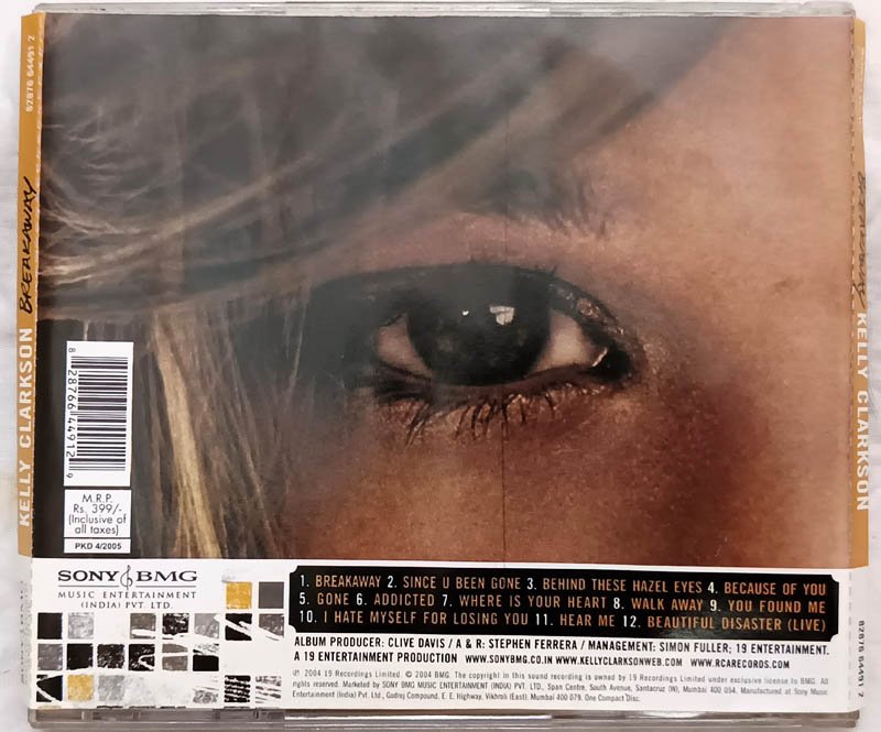 Kelly Clarkson Breakaway Audio cd