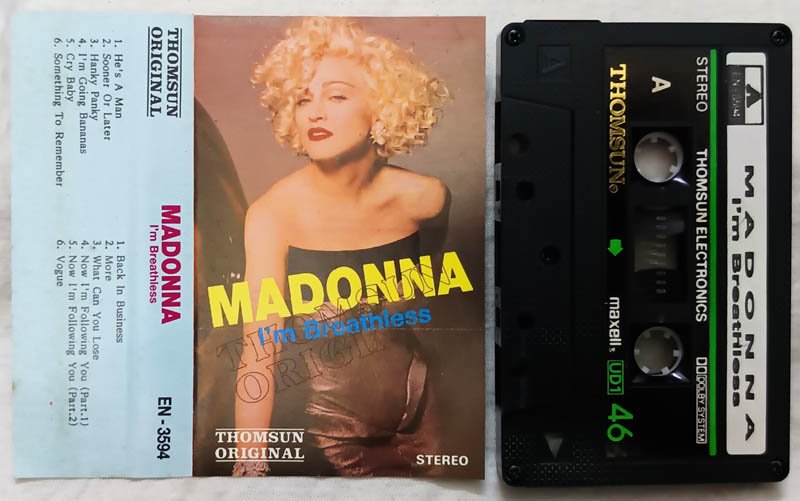 Madonna Im Brathless Audio Cassette
