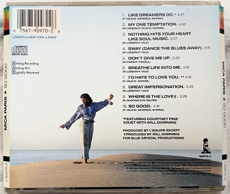 Micaparis So Good Audio cd
