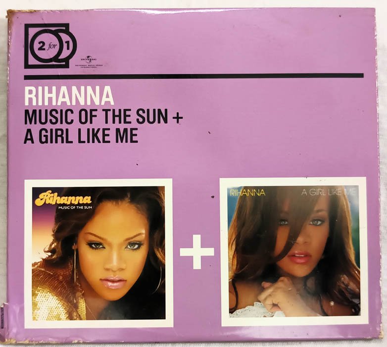 Rihanna Music of the sun + A Girls Like Me Hindi Audio cd
