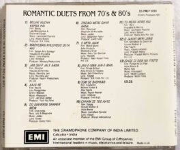 Romantic Duets from 70 & 80s Hindi Audio cd