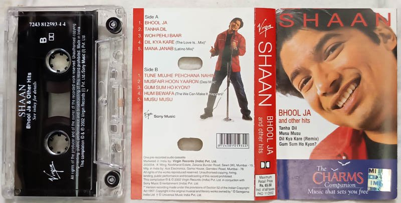 Shaan Bhool Ja And other hits Hindi Audio Cassette