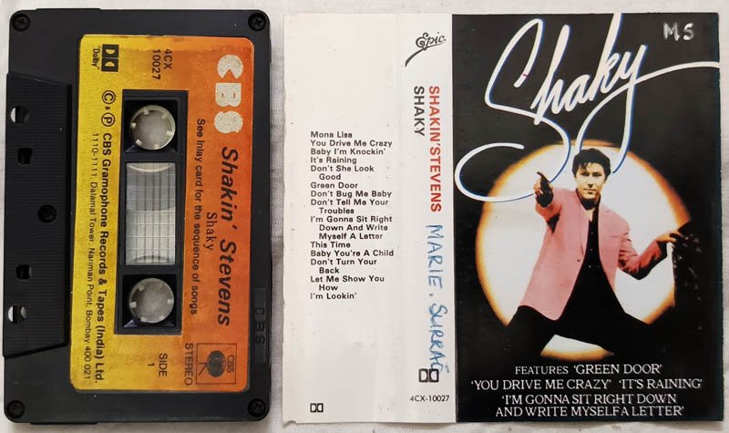 Shaking Stevens Shaky Audio Cassette