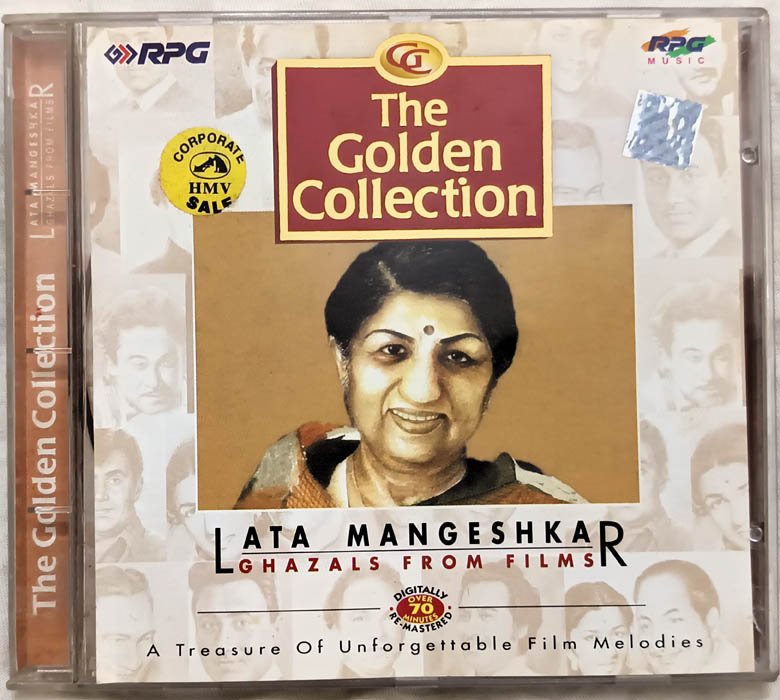 The Golden Collection Lata Mangeshkar Ghazals From Films Hindi Audio cd