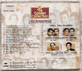 The Golden Collection Lata Mangeshkar Ghazals From Films Hindi Audio cd