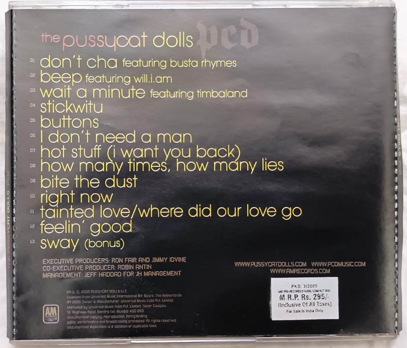 The Pussycat Dolls Audio cd