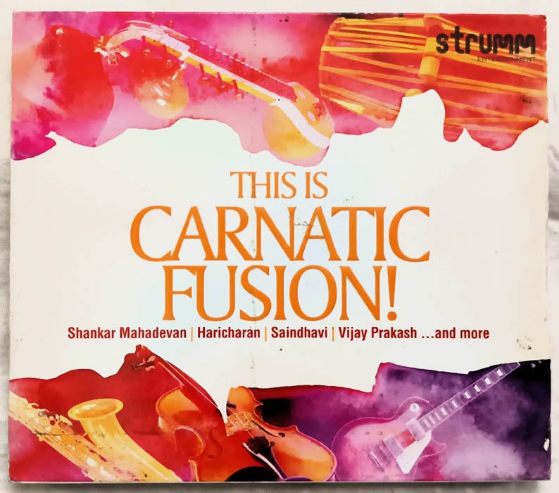 This is Karnatic Fushion Shankar Mahadevan-Haricharan-Saindhavi-Vijay prakash and More Audio cd