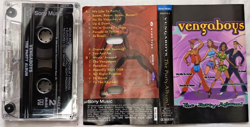 Vengoboys the party album Audio Cassette