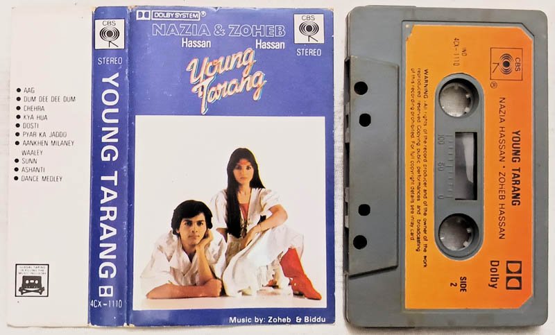 Young Tarang Nazia Hassan & Zoheb Hassan Hindi Audio Cassette