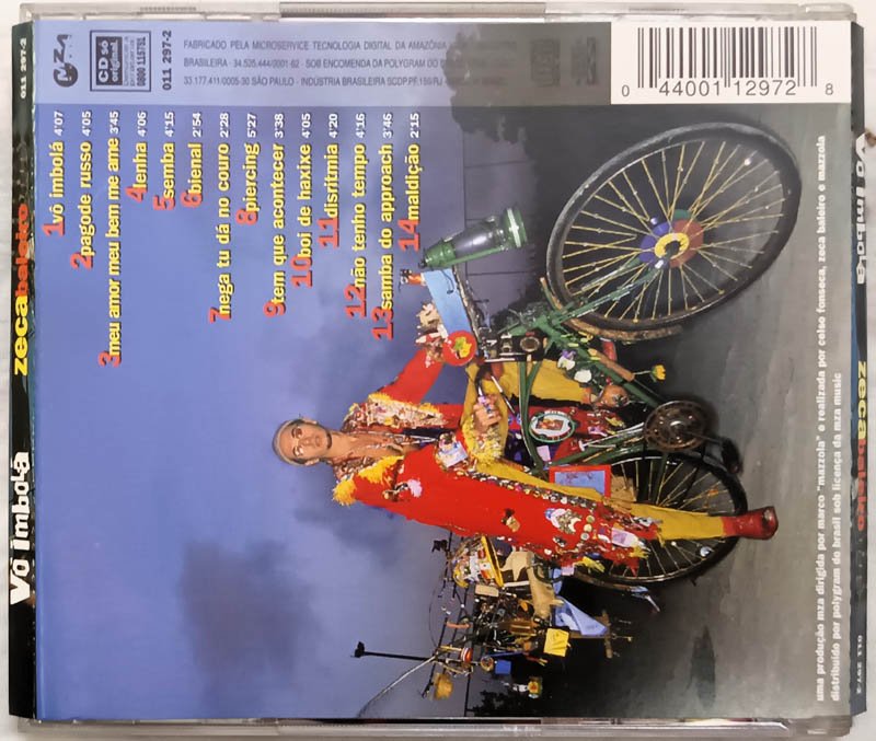 Zeca Baleiro Vo Imbola Audio cd