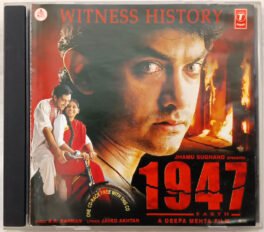 1947 Earth Hindi Audio CD By A R Rahman