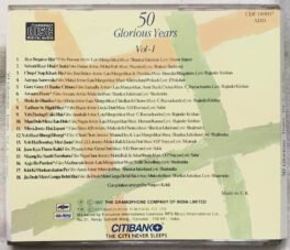 50 Glorious Year Vol 1 Hindi Film Songs Audio CD
