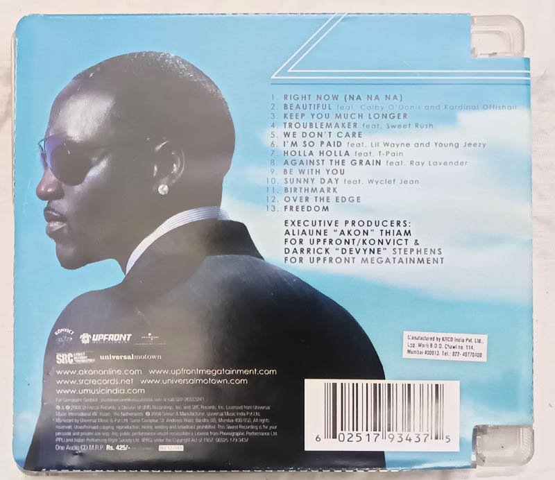 Akon Freedom Audio cd