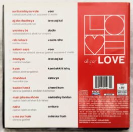 All For Love Hindi Audio Cd