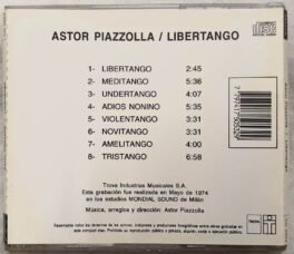 Astor Piazzolla Libertango Audio cd