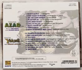 Azad – Yahudi Hindi Audio cd