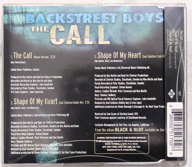Backstreet Boys The Call Audio cd