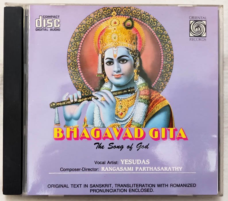 Bhagavad Gita The Song of God Audio cd By Yesudas
