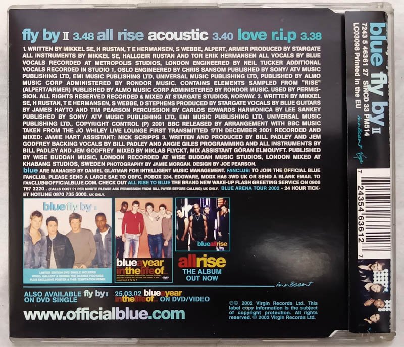 Blue Fly By II English Audio Cd